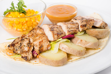Cooked chicken breast