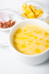 Creamy pumpkin soup