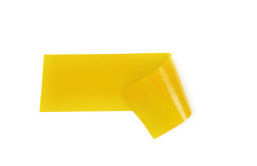 Single piece of insulating tape isolated