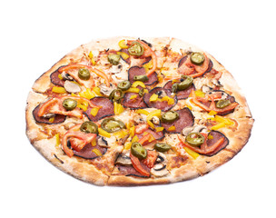 Mexican pizza isolated