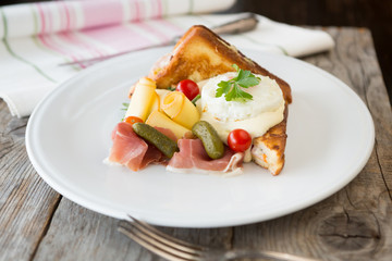 Italian breakfast plate