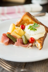 Italian breakfast plate