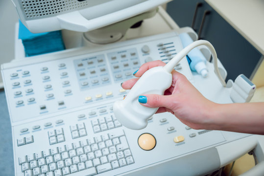 Ultrasound equipment. Diagnostics. Sonography.