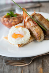 English breakfast plate