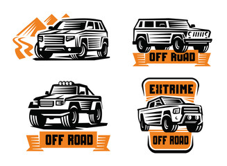 vector off-road suv car © bioraven