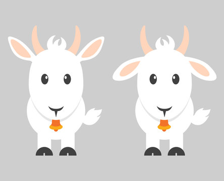 goat with bell set