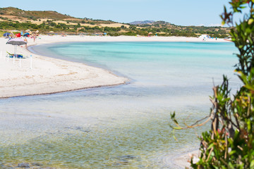 turquoise sea in Lu Impostu beach