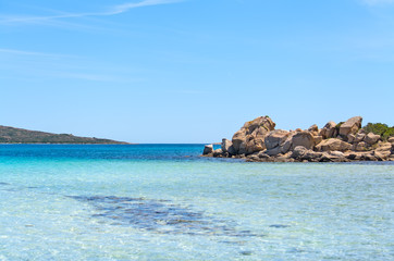 rocks in Lu impostu beach