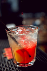 Cocktail on the table