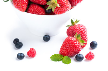 Aislados de fresas