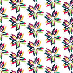 Abstract flower pattern