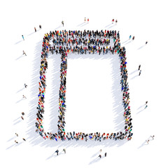 people notebook shape 3d