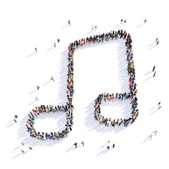 people note shape 3d