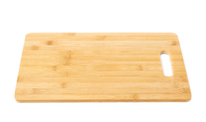 Wooden cutting board isolated