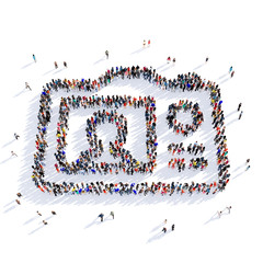 people camera shape 3d