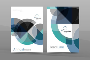 Design of annual report cover brochure