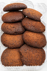 Cookies with dark chocolate