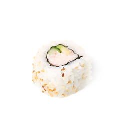 California maki sushi isolated
