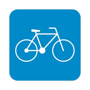 Bicycle / bike icon vector illustration