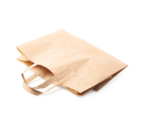 Paper bag isolated