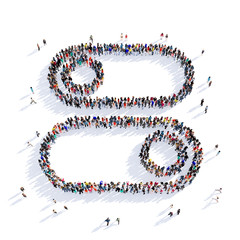 people switch shape 3d