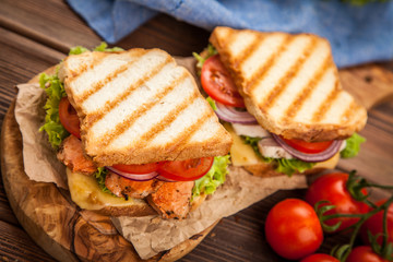 Grilled chicken sandwich