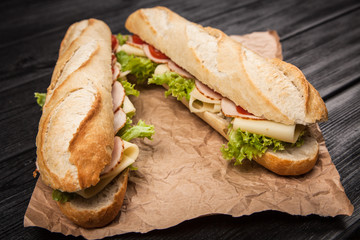 Panini grilled sandwich