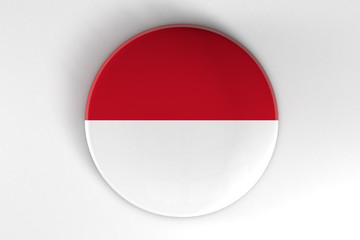 Monaco flag button badge