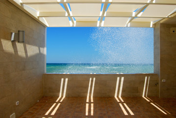 A window on the sea - Torre Canne - Apulia