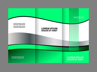 Professional business three fold flyer template, corporate brochure or cover design, can be use for publishing, print and presentation
