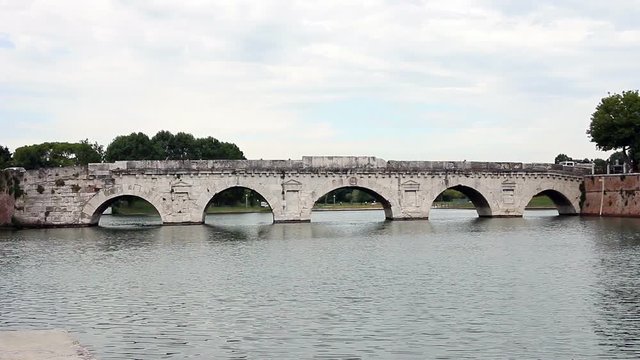 Tiberius bridge Rimini