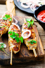 kebab from chicken.
