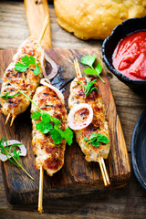 kebab from chicken.