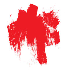 red brush stroke background and texture,  illustration design element