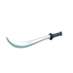 isolated sabre weapon 3d illustration