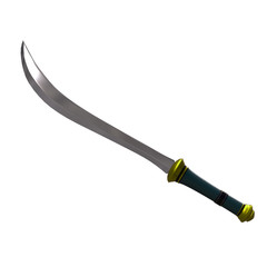 isolated sabre weapon 3d illustration