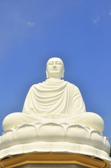 White big statue of Buddha