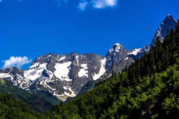 горы Домбай