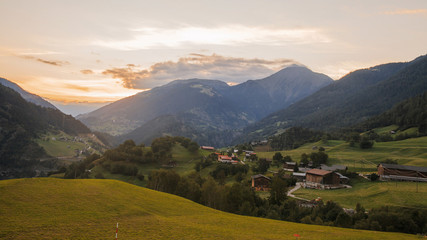 Obraz premium mountain panorama, switzerland