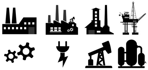 Industrie et production en 8 icônes