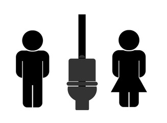 Toilettes homme femme