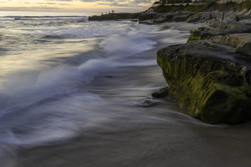 Waves and rocks