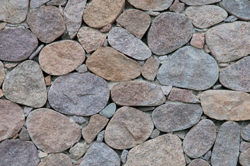 Mosaik halbe Kieselsteine, Nahaufnahme