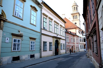 Street in Sopron (Odenburg), Hungary