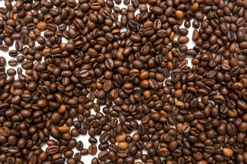coffee beans as a background