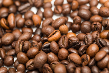 coffee beans as a background