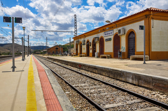 Estación de ferrocarril de Medinaceli, Soria, España