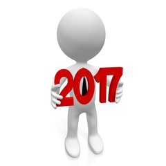 2017 New Year concept
