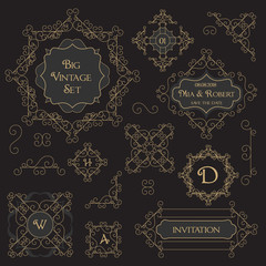 Vintage Decorations Design Elements