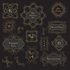 Vintage Decorations Design Elements